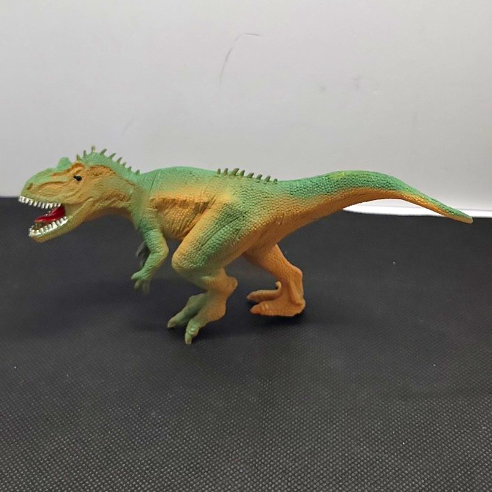 Green & Brown Dinosaur Toy Figure Green & Tan Dinosaur Figure Toy